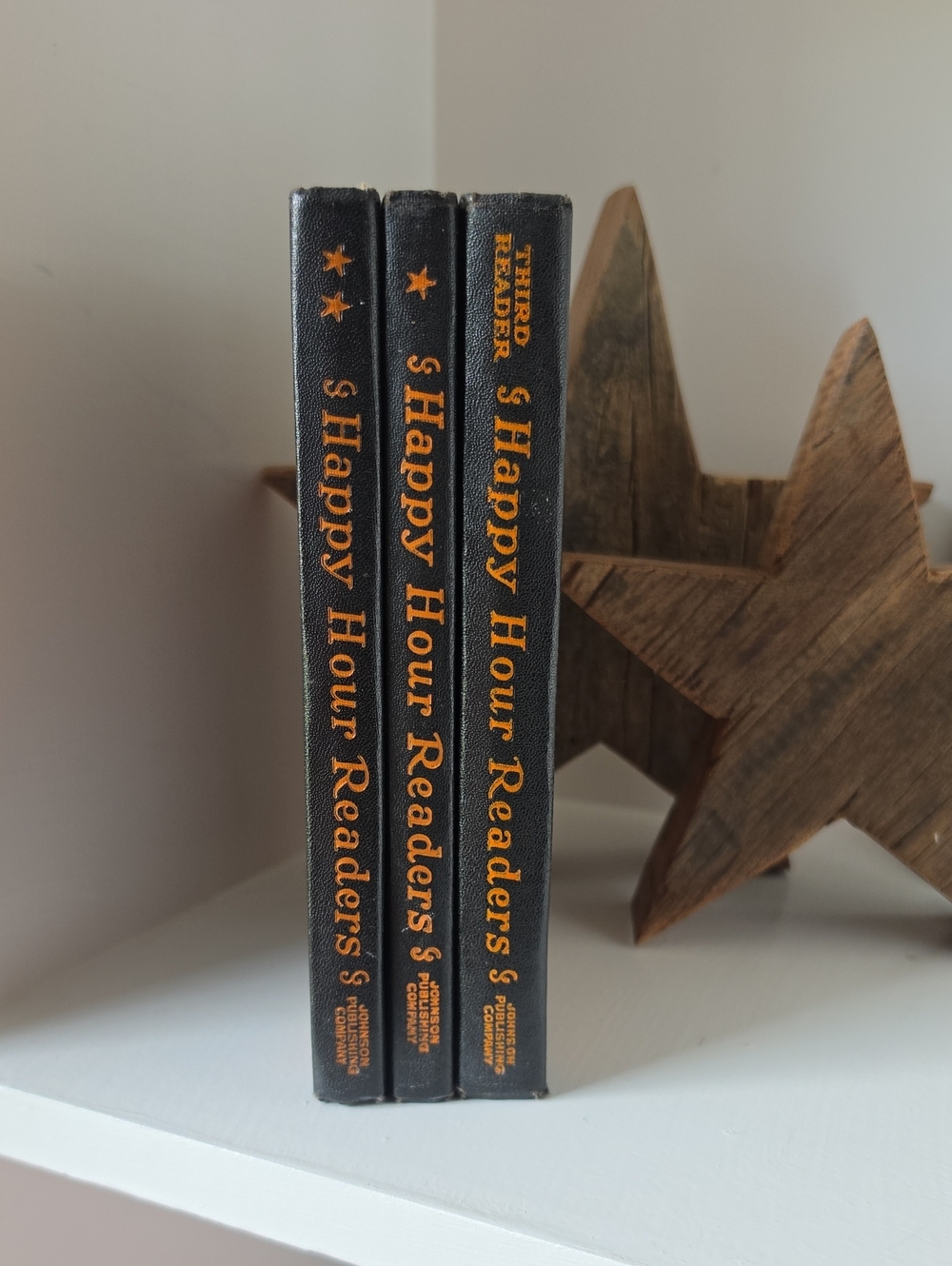 Happy Hour Readers - Black and Orange Decorative Book Set 1935